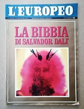 rivista L'EUROPEO La bibbia di Salvador Dalì 1967 Celentano V. Lisi Raquel Welch