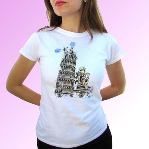 Shirt torre pisa italia - torre, di
