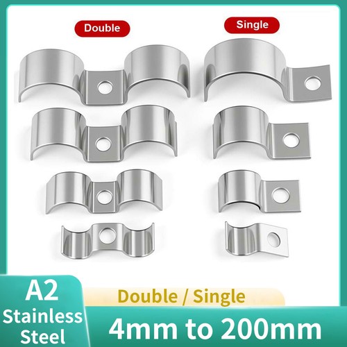 Clip per tubo - acciaio, inox