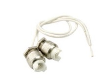 Portalampade in steatite e metallo per lampade alogene  R7 - R7S