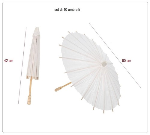 Ombrelli carta parasole - 10,