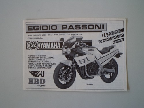 Advertising pubblicità 1986 - advertising,