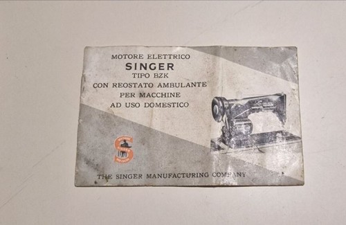 Singer libretto motore - singer,