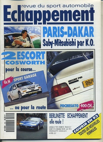Echappement 292 1993 - echappement, n°292