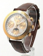 UNIVERSAL crono calendario fasi funa acciaio/oro giallo 18Kt Argenté 1044199001