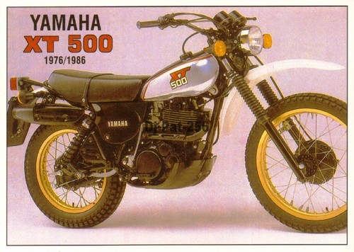 Carte postale moto yamaha xt - :,