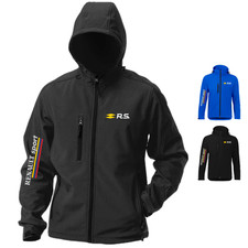 Abbigliamento Renault RS Softshell Uomo Idea Regalo Giacca Antipioggia Invernale