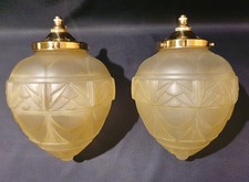 Antica coppia di lampade a