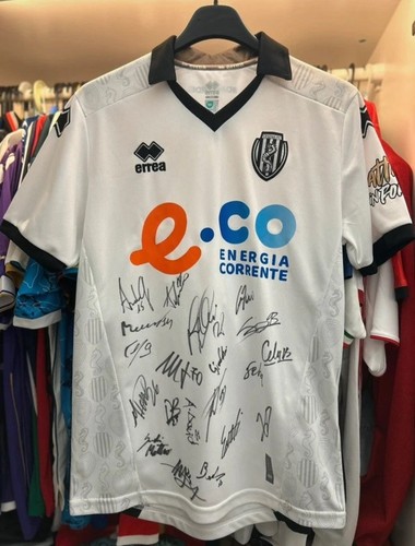 Maglia cesena home autografata - maglia,