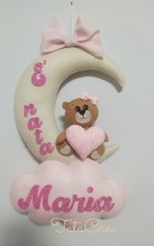 Fiocco Nascita bimba/ pannolenci/ personalizzabile