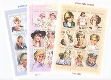 FS-24-013 - lotto 3x BF differenti CIAD - Principessa Diana nuovi MNH **