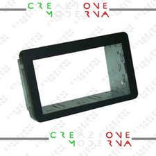 KIT INSTALLAZIONE 2DIN ALFA 159 NAVI CORNICE MASCHERINA CARRELLO ADATTATORE S...