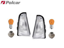 Coppia Frecce Indicatori Luci Anteriori FIAT CINQUECENTO 1991-1999 Design Bianco