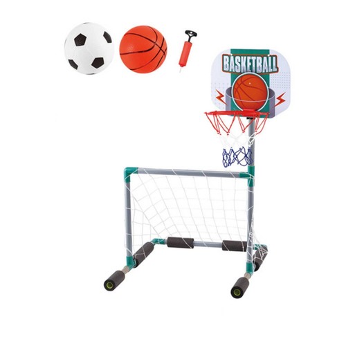 Canestro con porta calcio - canestro,