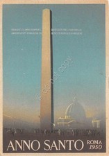 Cartolina Anno Santo Roma 1950
