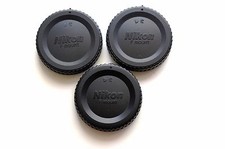 3X Tappi corpo Nikon F per tutte le fotocamere DSLR attacco F. Venditore USA. Spedizione veloce.100% FB