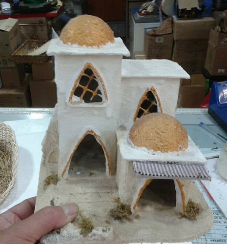 Presepe arabo 18x18 h19 - h19, cm