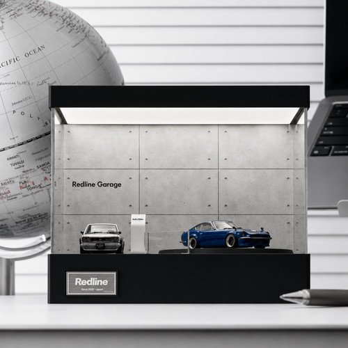 Rotating car display case led - car,