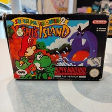 Super Mario World 2 Yoshi's Island GIG Super Nintendo SNES Senza Manuale