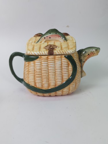 Teiera vintage pesca mosca - pesca, a