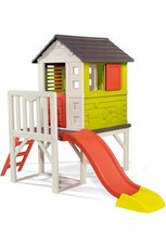 Casetta palafitta con scivolo - con,