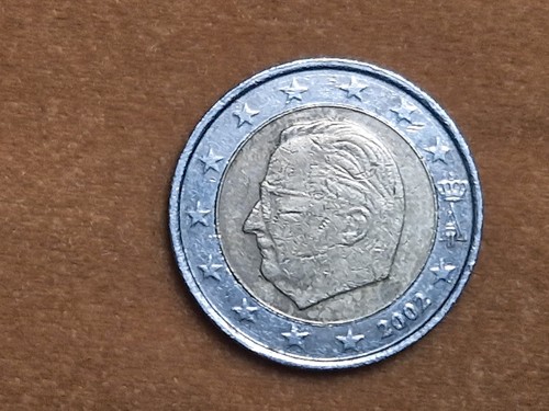 Moneta euro belgio 2002 - moneta, 2
