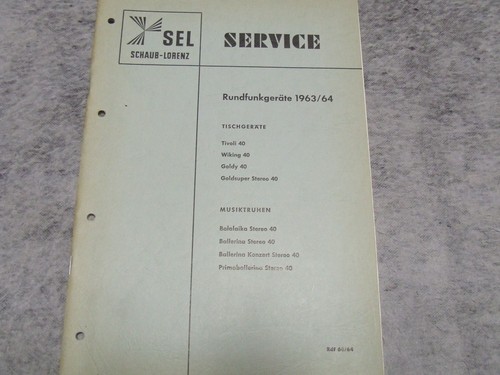 Servizio radio schaub - servizio,