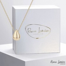 Collana con ciondolo - a, goccia