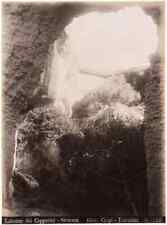 Siracusa Sicily Latomie Crupi Friend Von Gloeden Pictorial albumen photo 1890c