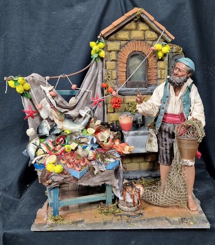 Presepe napoletano banco - presepe,