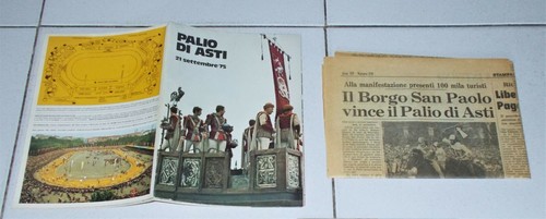 Brochure poster palio - poster, asti