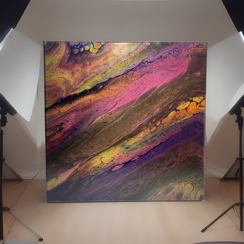 Arte fluida astratta originale