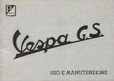 VESPA GS LIBRETTO USO MANUTENZIONE PIAGGIO OMAGGIO LEGEND BIKE