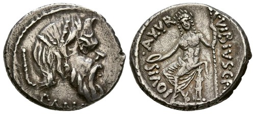 Gens vibia denario - gens, denario.