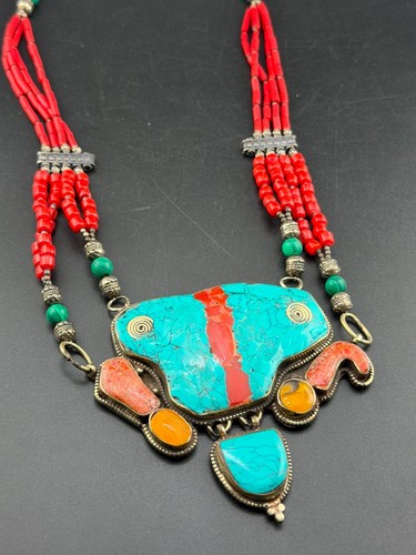 Collana vintage bavaglino - vintage,