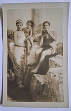 Foto BARON WILHELM VON GLOEDEN Taormina Arcadia Rarissima cartolina fotografica