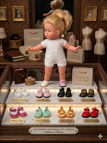 Chaussures poupée corolle - chaussures,