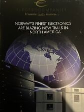 ELECTROCOMPANIET IF MUSIC CONTA DAVVERO AUDIOPHILE BROCHURE MANUALE RARO VINTAGE ANNUNCIO