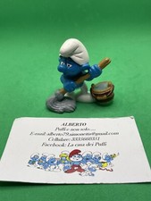 PUFFI SMURFS PUFFO MOZZO CON SECCHIO E MOCIO CHIARO SMURF MOP E BUCKET 20193