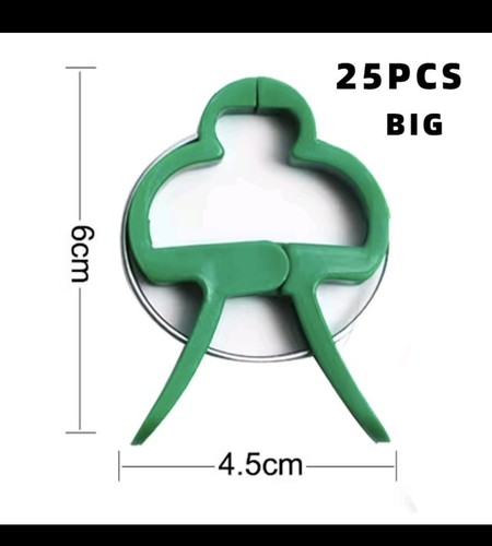 Spring clips 6x4 5cm - 25,