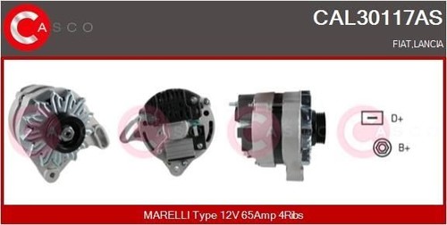 Alternatore casco cal30117as - alternatore,