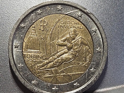 Moneta euro giochi invernali - euro,