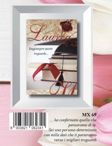 Mini biglietto auguri laurea - biglietto,