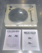 Hitachi HT-40S Giradischi a Trazione Diretta + Cartuccia Ortofon + Utente e Servizio...