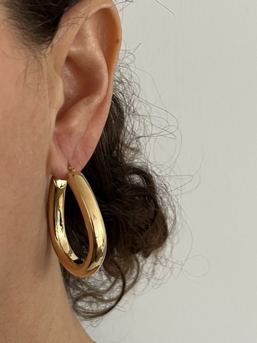 Orecchini cerchio donna oro - orecchini,