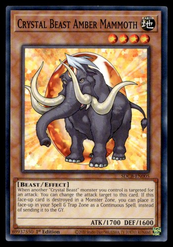 Crystal beast amber mammoth - crystal,