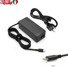 Caricatore USBC 65W-Alimentatore per pc laptop computer ricarica veloce PORTATIL
