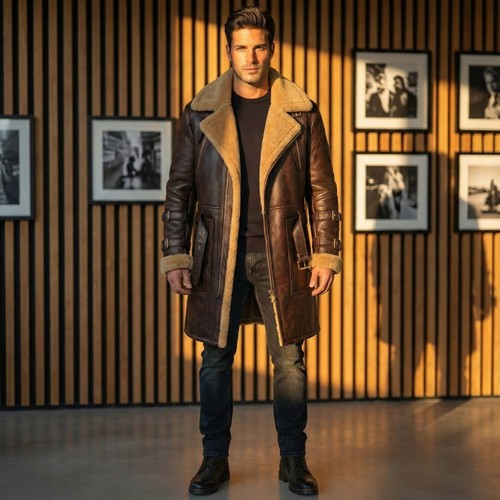 Cappotto uomo pelle shearling - cappotto,