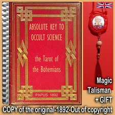 antique book tarot card deck occult oracle instructions meaning tell fortune kit