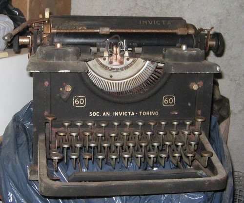 Macchina scrivere antica - macchina, da